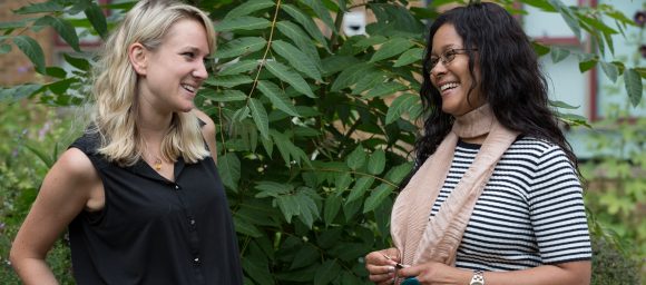Jess and Angie, our Women in Leadership Award winners