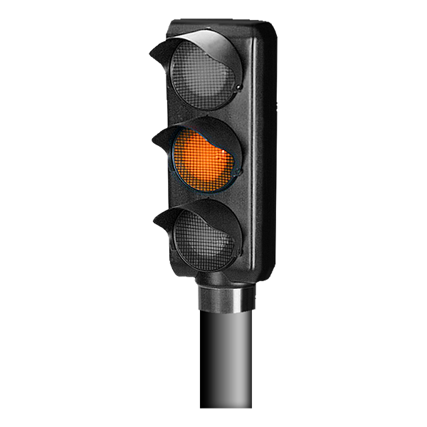 Traffic light amber Look Ahead
