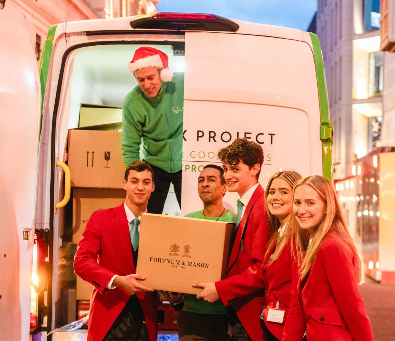 Felix brightens up the holidays at Look Ahead