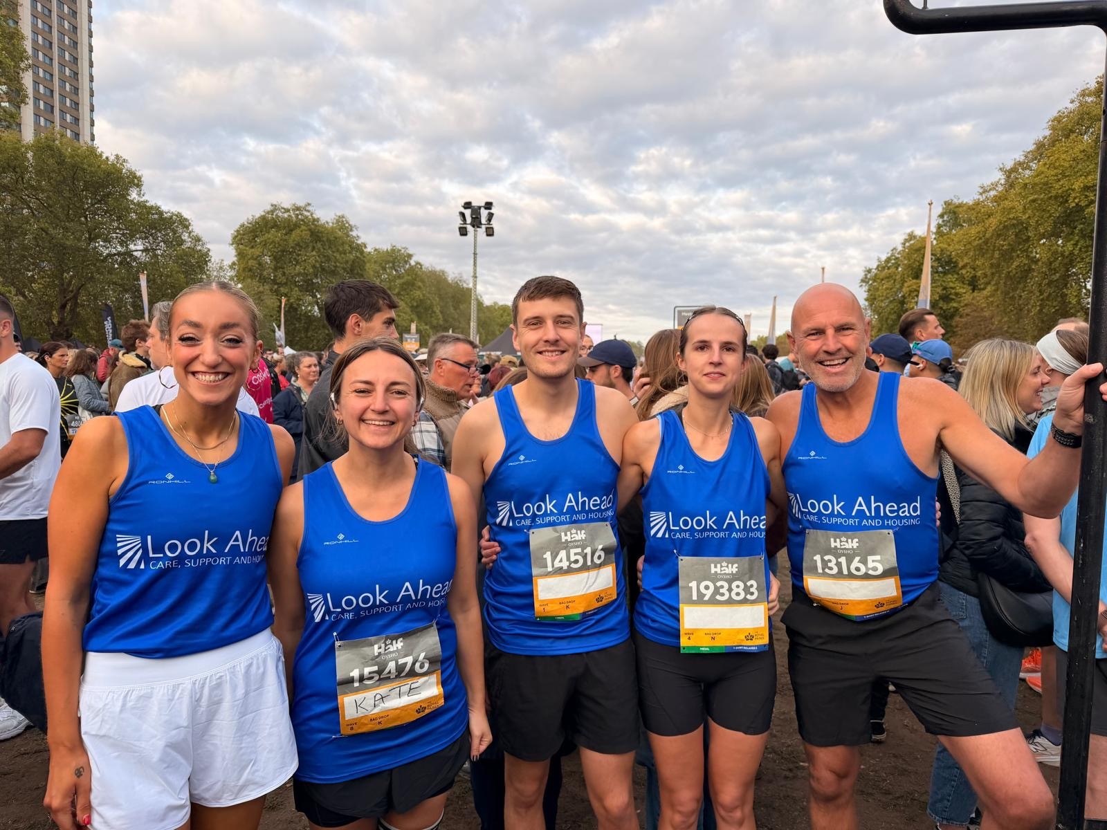 Team Look Ahead raises over £6,500 at Oysho Royal Parks Half Marathon